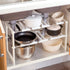 Orvinox Multi-Functional Sink Rack Organizer,2 Tier Adjustable & Expandable